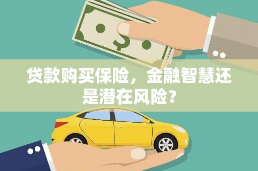 喜德贷款购买保险，金融智慧还是潜在风险？