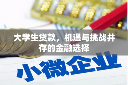 喜德大学生贷款，机遇与挑战并存的金融选择