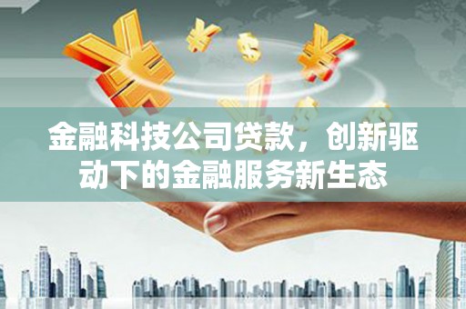 喜德金融科技公司贷款，创新驱动下的金融服务新生态