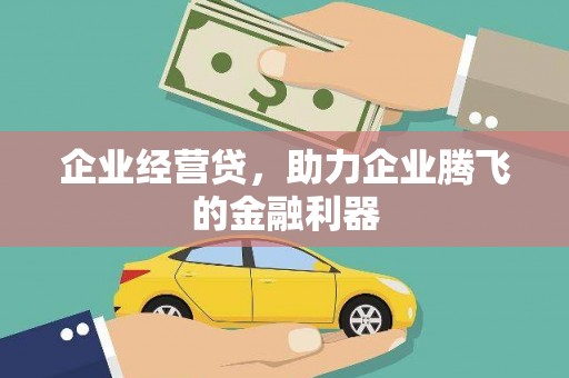 喜德企业经营贷，助力企业腾飞的金融利器