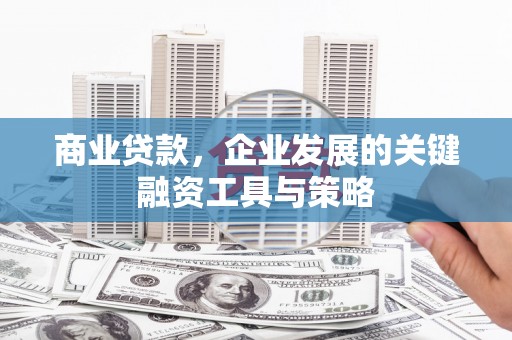 喜德商业贷款，企业发展的关键融资工具与策略