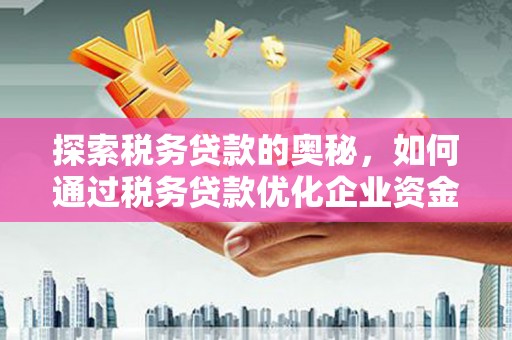 喜德探索税务贷款的奥秘，如何通过税务贷款优化企业资金流
