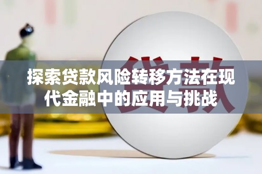 喜德探索贷款风险转移方法在现代金融中的应用与挑战