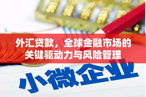 喜德外汇贷款，全球金融市场的关键驱动力与风险管理