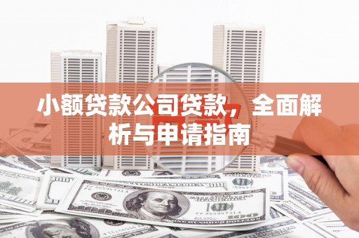 喜德小额贷款公司贷款，全面解析与申请指南