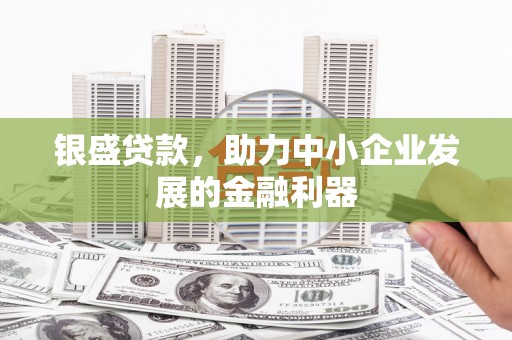 喜德银盛贷款，助力中小企业发展的金融利器