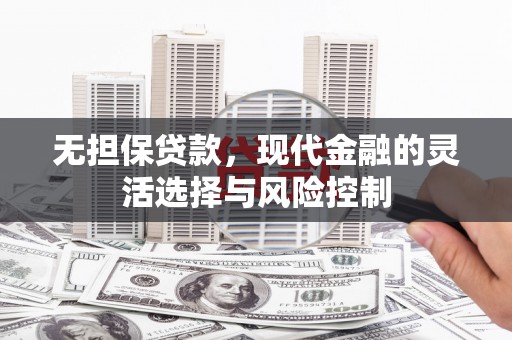 喜德无担保贷款，现代金融的灵活选择与风险控制