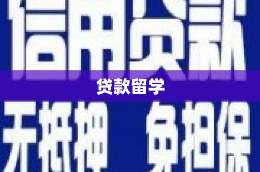 喜德贷款留学