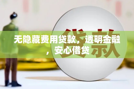 喜德无隐藏费用贷款，透明金融，安心借贷