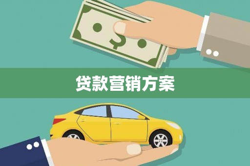 喜德贷款营销方案