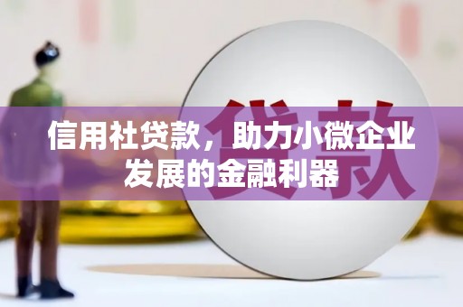 喜德信用社贷款，助力小微企业发展的金融利器