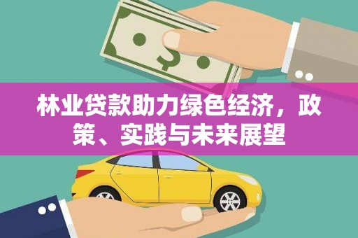 喜德林业贷款助力绿色经济，政策、实践与未来展望