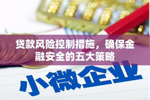 喜德贷款风险控制措施，确保金融安全的五大策略