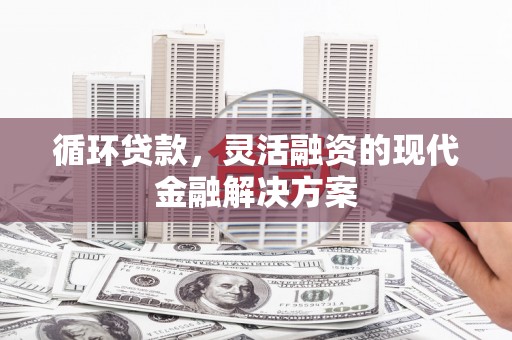 喜德循环贷款，灵活融资的现代金融解决方案