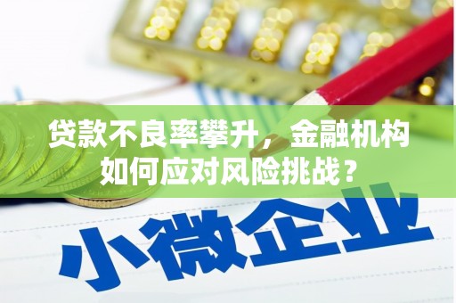 喜德贷款不良率攀升，金融机构如何应对风险挑战？