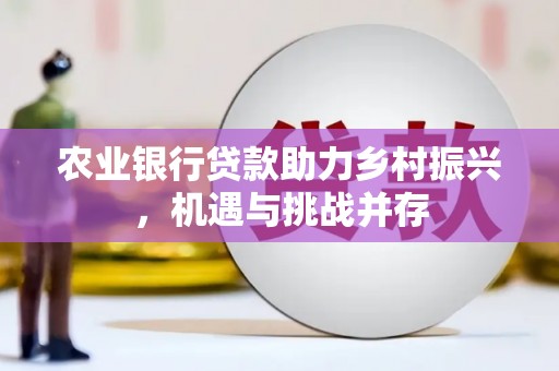 喜德农业银行贷款助力乡村振兴，机遇与挑战并存