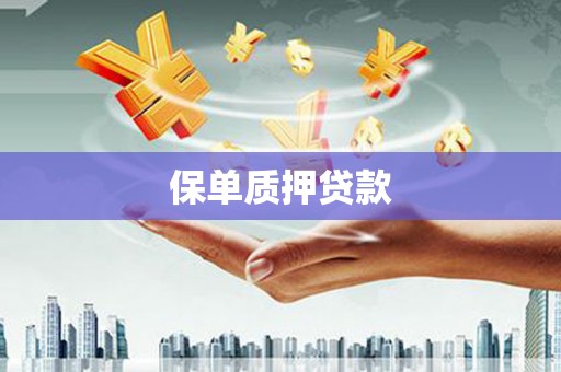 喜德保单质押贷款