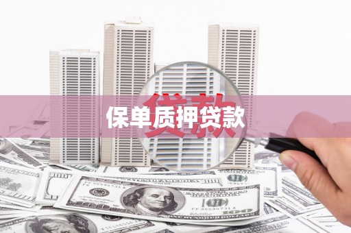 喜德保单质押贷款
