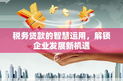 喜德税务贷款的智慧运用，解锁企业发展新机遇