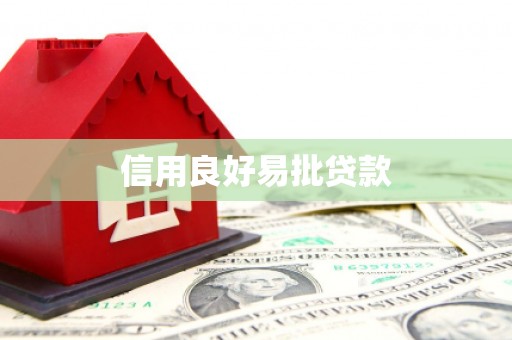 喜德信用良好易批贷款