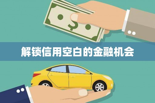 喜德解锁信用空白的金融机会