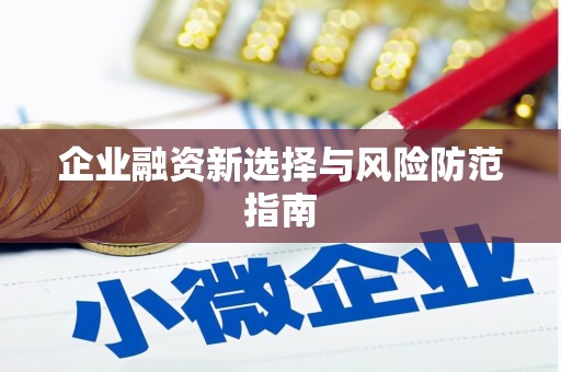 喜德企业融资新选择与风险防范指南